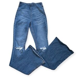 Tinseltown Hi-Rise Pull On Flares, Size 0